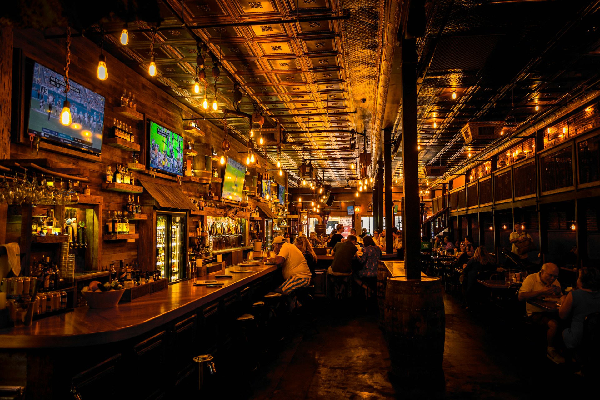 The Rusty Clover pub interior